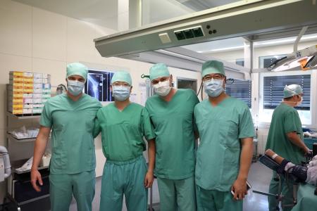 Bild Chinesische Mediziner in der Wriezener Orthopädie