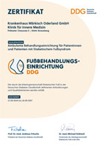 Diabetes Zertifikat Fußbehandlung ambulant